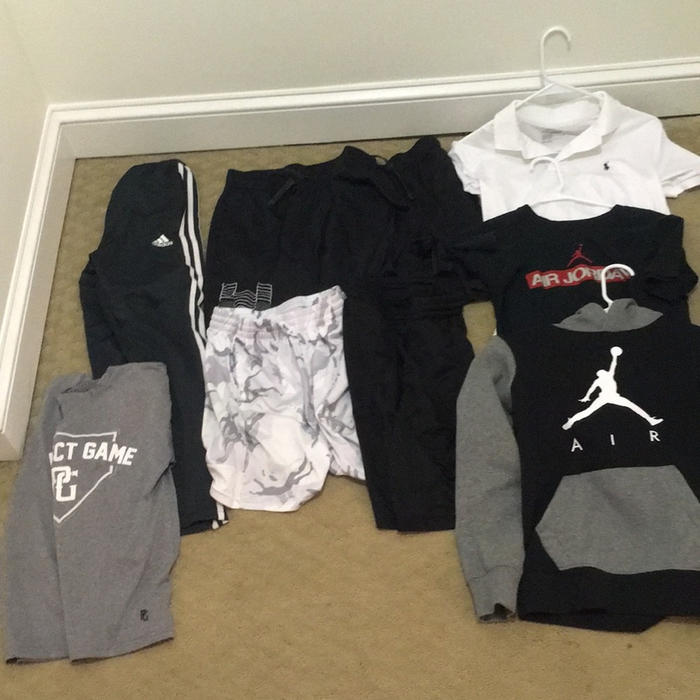 Nike, Jordan, Adidas, Polo Youth Medium lot